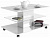 Стол журнальный Бергамо 1 Эмаль, белый глянец