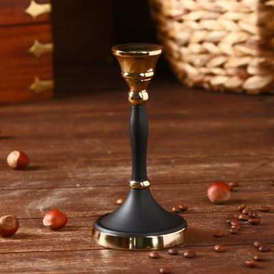 Подсвечник "Энрике" алюминий, 16,5 см 5089366