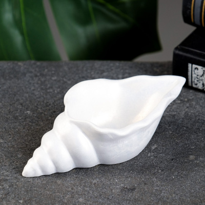 Фигурное кашпо "Ракушка" перламутр, 13х6х3см 7696431