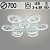 Люстра LI08820/6+3 PR WT белый 180W LED 3000-6500K d700 ПДУ(ИК) диммер, HN23