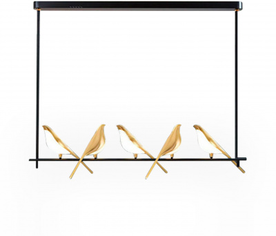 08446-5,33 Люстра Арси черный/золото