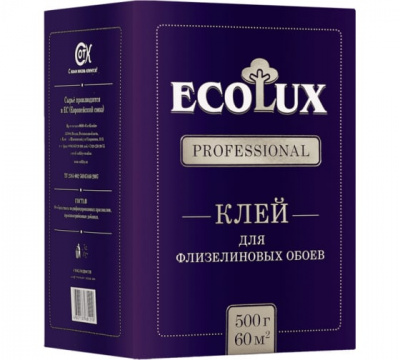 Клей ECOLUX proffessional флизелин 500г